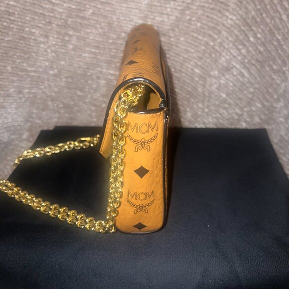 MCM Millie Monogrammed Leather Crossbody Bag w/Gold Hardware - Gently Used - Picture 6 of 6